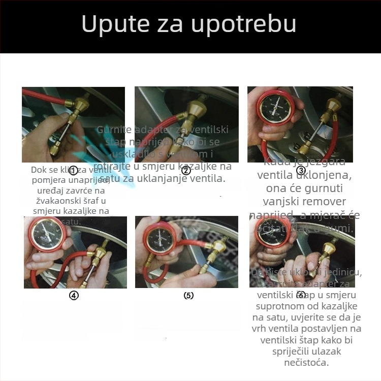 Flare Electron mjerač tlaka u gumama s pokazivačem — Car pointer tire pressure gauge, kompatibilan s automobilima, SUV i Wrangler, prilagodljiv