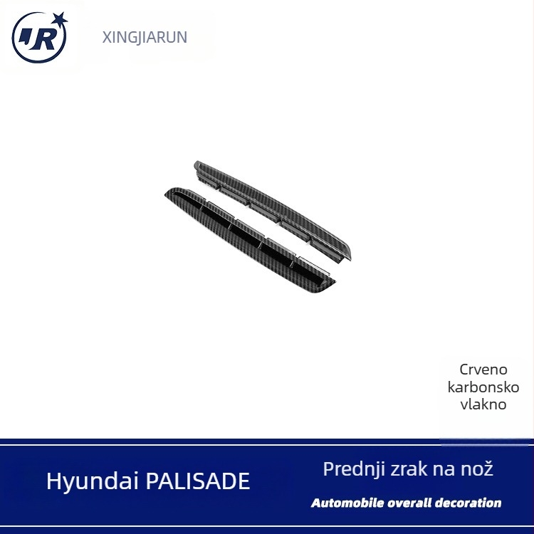 Xing jiarun ABS plastika – vanjske dijelove Hyundai Palisade 22-24: Front Fog Lamp Eyebrow Decorative Patch, Front Air Knife Bright Strip