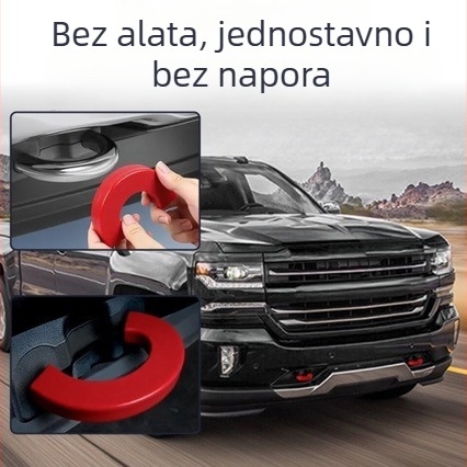 Silikonski prednji poklopac kuka za vuču za Chevrolet Silverado 1500 (2007–2025) – vanjska modifikacija