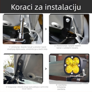 Držač za montažu šarke poklopca Toyota Tacoma 2016-2020 — aluminijska legura