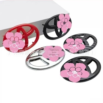Toyota naljepnica loga volana – kompletno pokriće emblema za Camry, Yaris i Corolla, 3D naljepnica, ljepilo za ugradnju, prilagodljivo