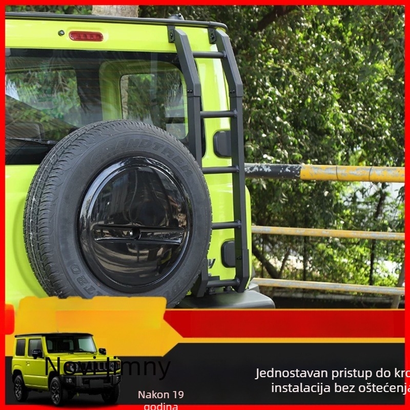 Kit za modifikaciju stepenice na stražnjim vratima za Jimny 2018–2025 — dodatno pedalo za krov stražnjih vrata