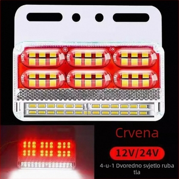 LED bočno svjetlo za kamione i prikolice, 24V/12V vodootporno, protiv sudara, svjetlo indikator širine