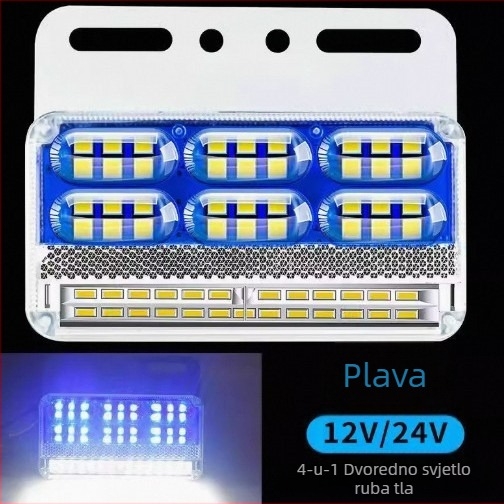 LED bočno svjetlo za kamione i prikolice, 24V/12V vodootporno, protiv sudara, svjetlo indikator širine