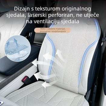 Zadnja navlaka za sjedište za Zeekr 9X, univerzalna prilagodba, ventilirana i prozračna, od Nappa kože