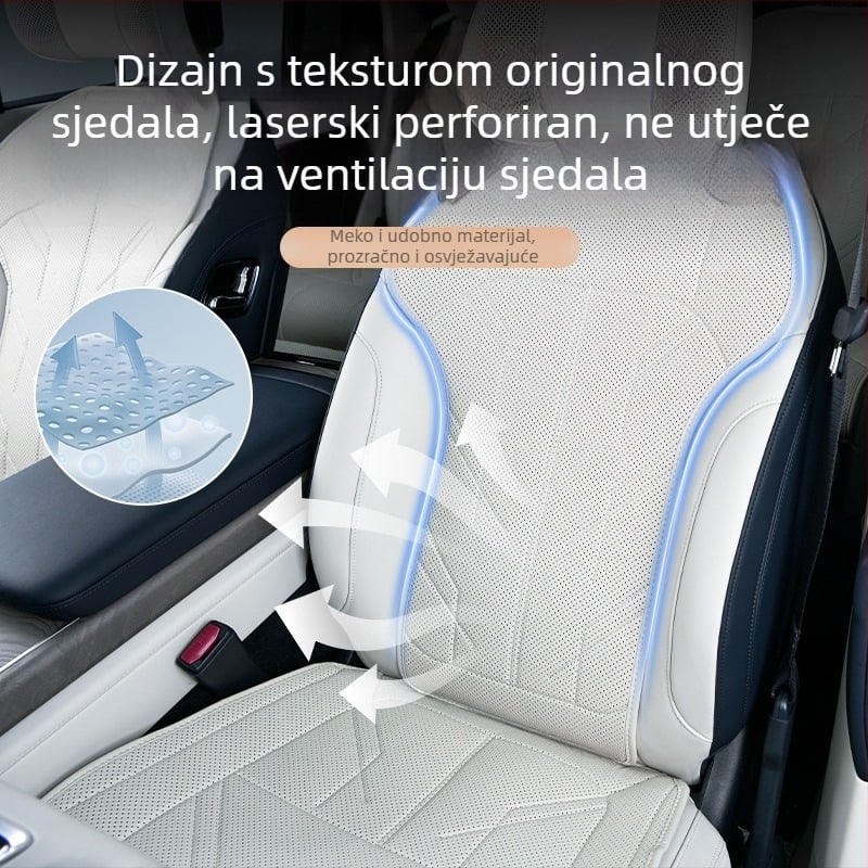Zadnja navlaka za sjedište za Zeekr 9X, univerzalna prilagodba, ventilirana i prozračna, od Nappa kože