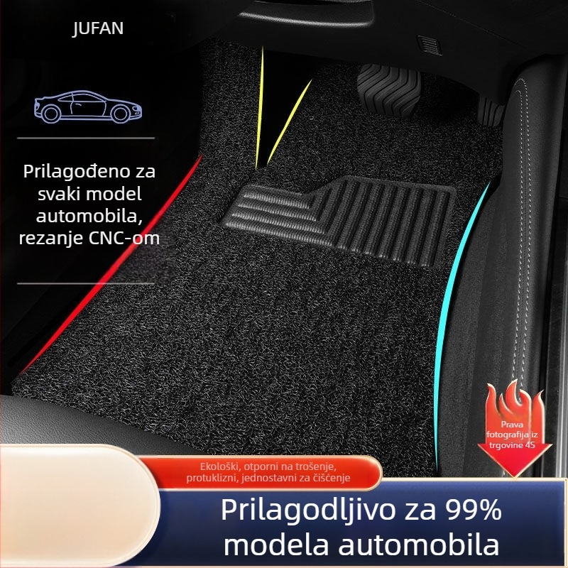 PVC automobilske podne prostirke, univerzalne za Audi A6L, debljina 20 mm, težina 10 kg