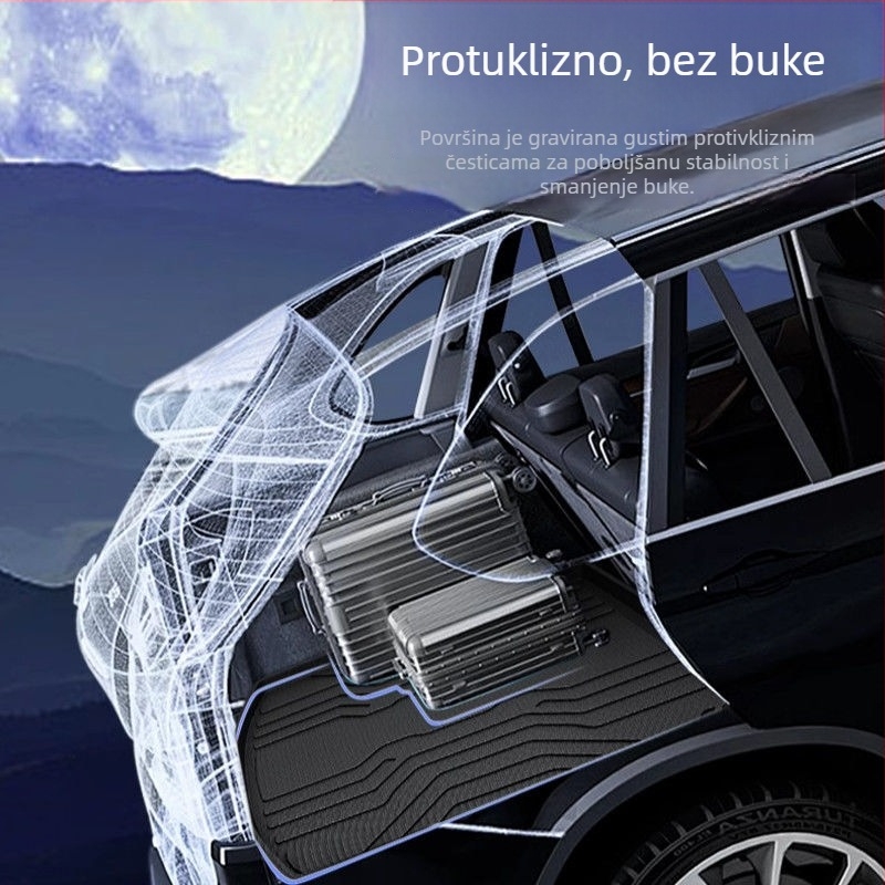 Podmetač prtljažnika za Jihu Alpha T5, TPE vodootporan, donji sloj, model 2024