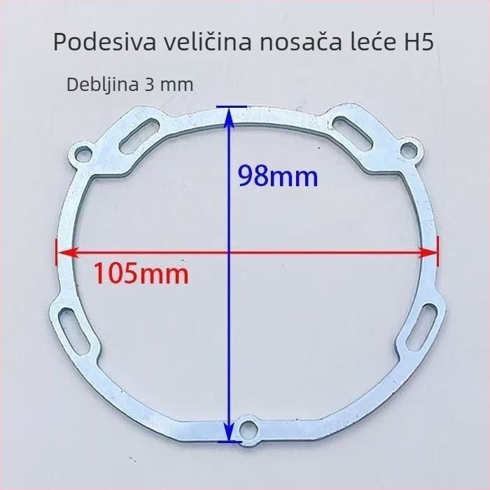 Univerzalni nosač za nadogradnju automobil s Hella dvostrukom lećom za rasvjetu