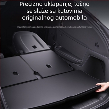 Tapete prtljažnika za Tesla Model Y – Napa koža, prednji i stražnji, unutarnji dodaci