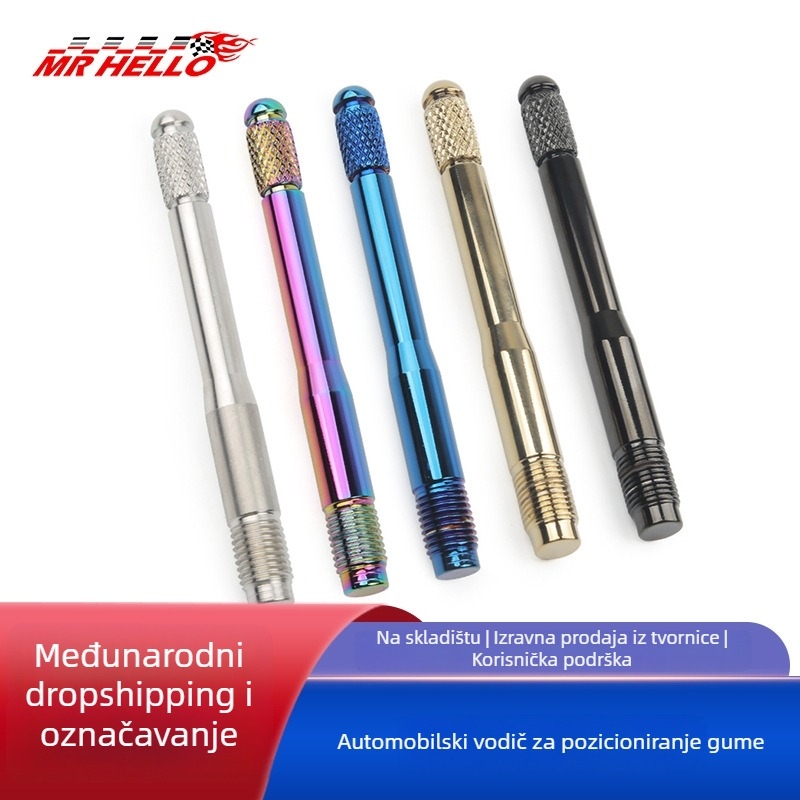 Poluge za pozicioniranje kućišta pogona kotača – nehrđajući čelik, kompatibilan s M14x1.5 i M14x1.25 navoja