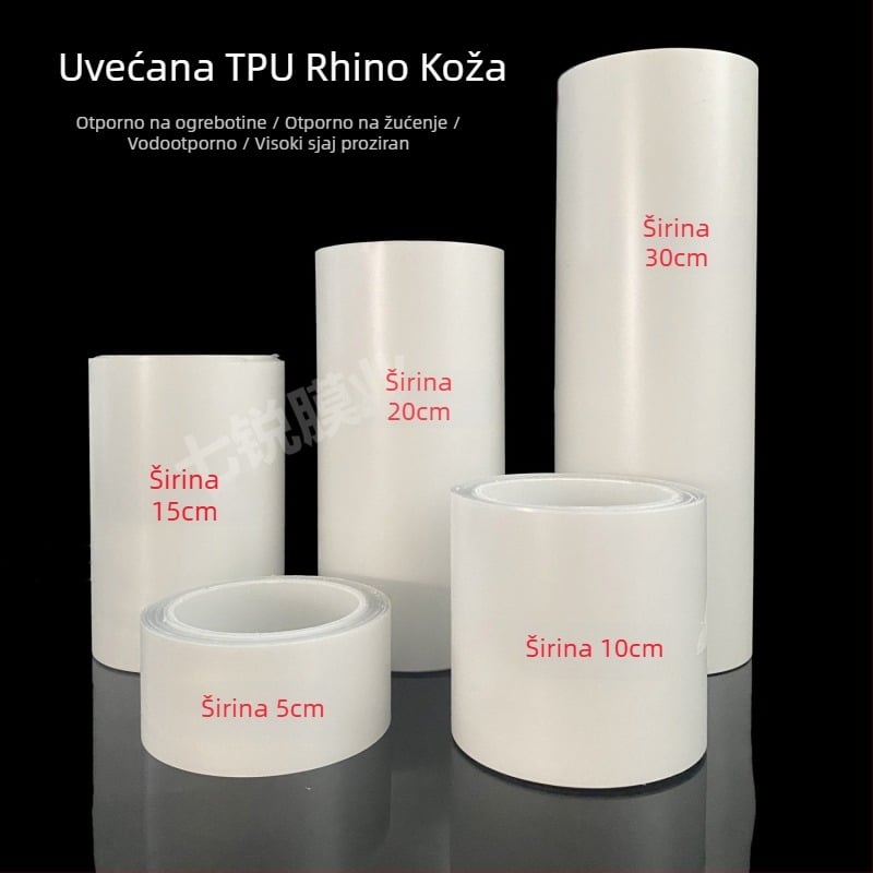 TPU zaštitna folija za potpuno obljeđivanje automobila, samoljepiva, montaža usisnom čašom, jednopakiranje