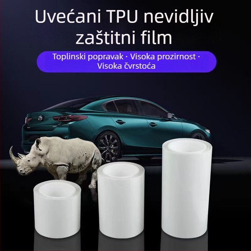 TPU zaštitna folija za potpuno obljeđivanje automobila, samoljepiva, montaža usisnom čašom, jednopakiranje