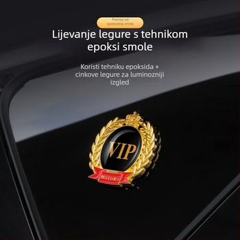 3D bočni logotip automobila, metalna naljepnica za karoseriju, DIY dekoracija