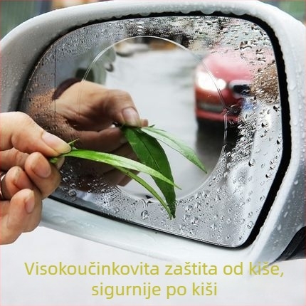 Kišni film za retrovizor automobila s refleksijom, vodootporan, anti-fog, anti-zamagivanje, nano bočno staklo, univerzalni 3R
