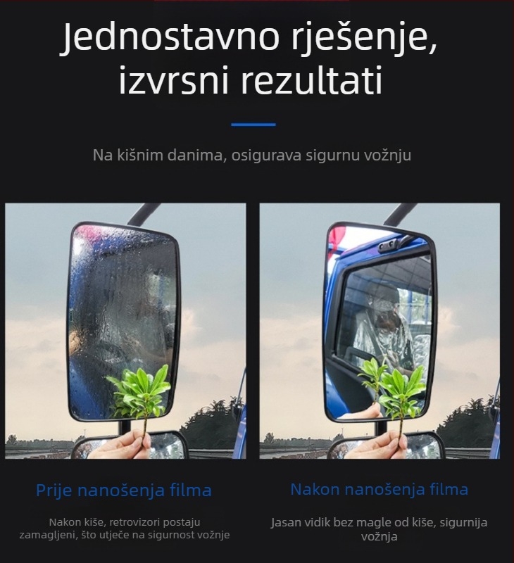 Automobilska kišootporna membrana; PP film, snažno prianjanje, model Rainproof membrane