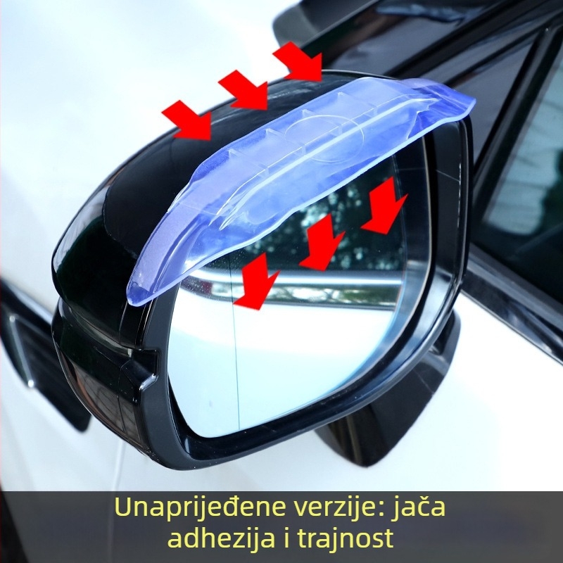 Zaštita od kiše za ogledalo automobila, PVC, 2 kom., univerzalna kompatibilnost