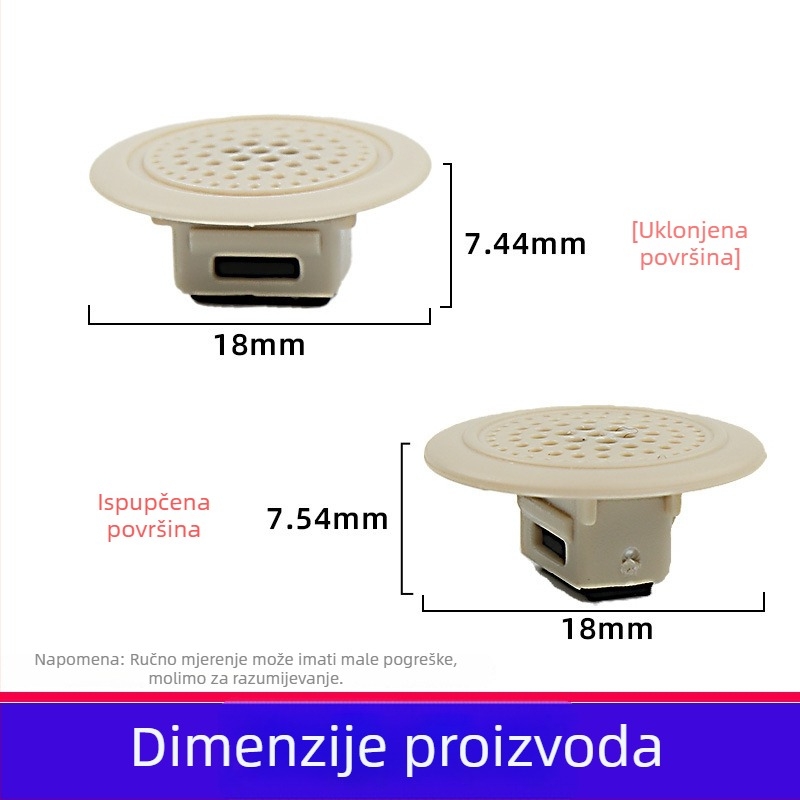 Mercedes-Benz krovni mikrofonski poklopac za modele W213, W238, W253, W257, W117, W222, W463, W190, W290, W217 – Šifre proizvoda 2138230100, 2138230300 – Licencirane privatne marke: Da