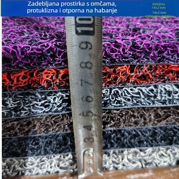 Automobilska prostirka za pod, jednoplošna za vozača, rub Silk-Loop