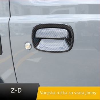 Dio za modifikaciju kućišta ručice vrata za Jimny 2019–2021 — vanjska dekorativna površina ručice vrata, prilagodba dostupna, marka Helpful Way