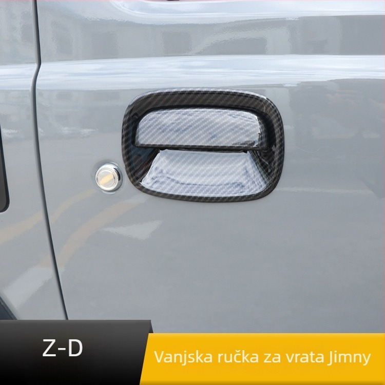 Dio za modifikaciju kućišta ručice vrata za Jimny 2019–2021 — vanjska dekorativna površina ručice vrata, prilagodba dostupna, marka Helpful Way
