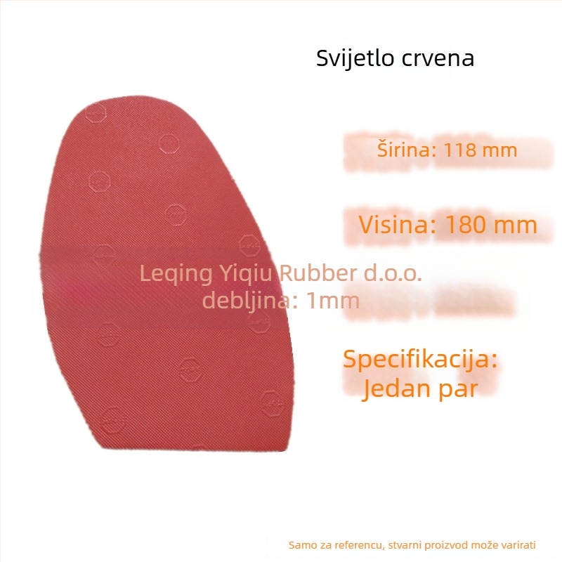 Uložak za prednji dio obuće od izdržljive gume, model topy1.2, unisex, pogodan za sva godišnja doba