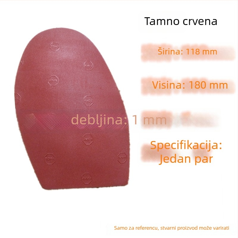 Uložak za prednji dio obuće od izdržljive gume, model topy1.2, unisex, pogodan za sva godišnja doba