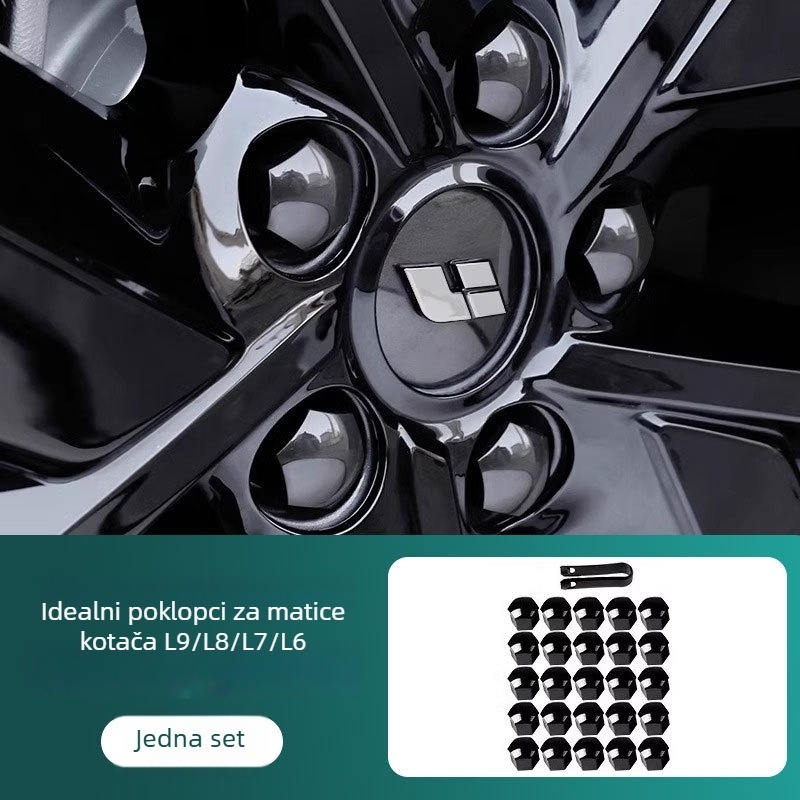 Kapa matice kotača za Ideal L6L7L8L9 (Model: Ideal L6L7L8L9; Materijal: ABS; Podrijetlo: Guangdong; Obrada i prilagodba: Ne; Ispis logotipa: Ne)