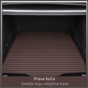 Prtljažni prostor od prave teleće kože, prilagođen za određene modele automobila, s 3D rubom