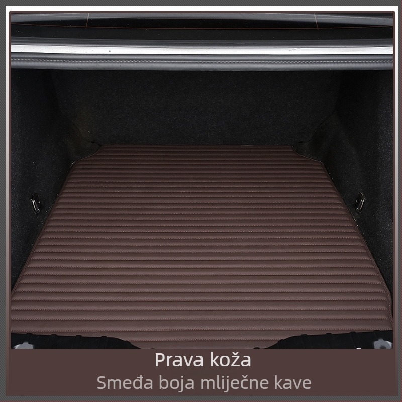Prtljažni prostor od prave teleće kože, prilagođen za određene modele automobila, s 3D rubom