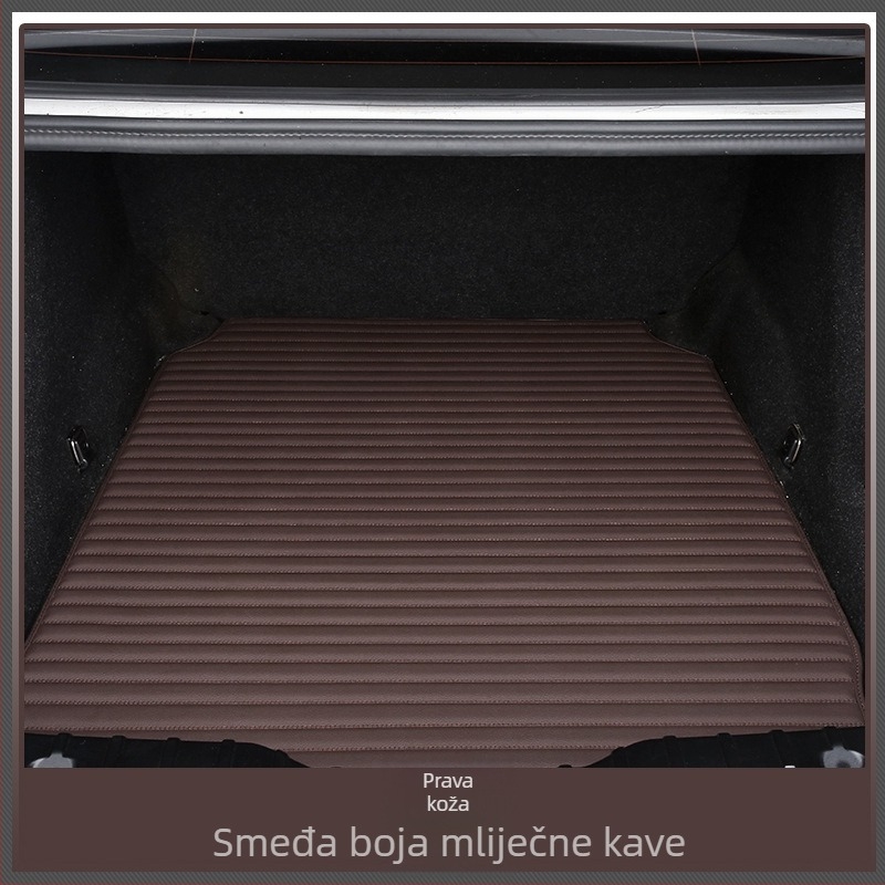 Prtljažni prostor od prave teleće kože, prilagođen za određene modele automobila, s 3D rubom