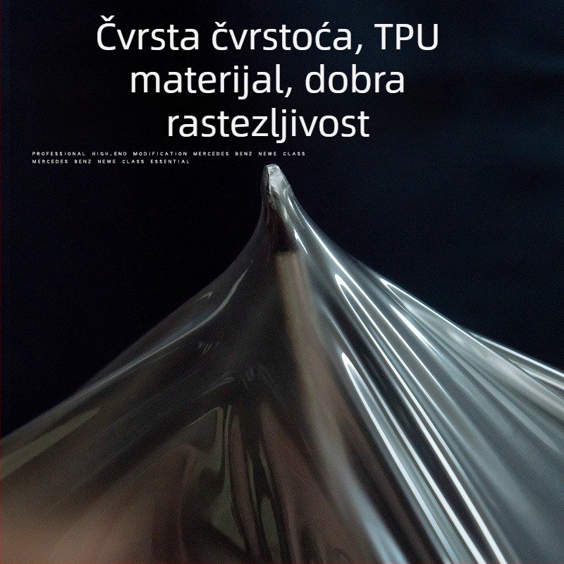 Zaštitni film za kvaku vrata (TPU, otpornost na visoke i niske temperature, pozicija: središnja kontrolna ploča, univerzalna kompatibilnost)