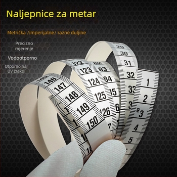 WINTAPE samoljepliva mjeračka traka, širina 16 mm, raspon mjerenja do 1500 mm, ljepilo na podlozi s nano-sintetskim materijalom, pakiranje 5000 komada po kutiji
