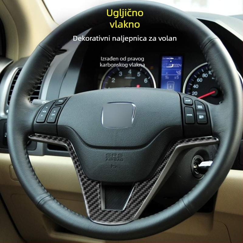 Unutarnje naljepnice za auto - karbonska vlakna, kompatibilno s Honda CR-V 2007-2011, model XGM-5454