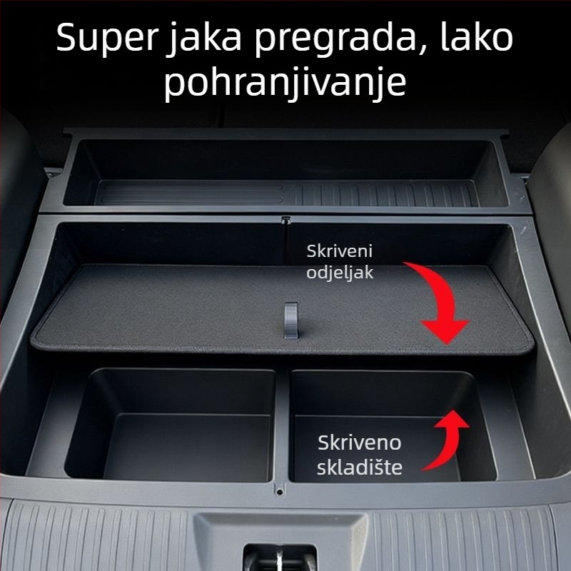 Kutija za pohranu automobila za stražnji prtljažnik (prozračna; prilagodba dostupna; ispis logotipa moguć; materijal: plastika)