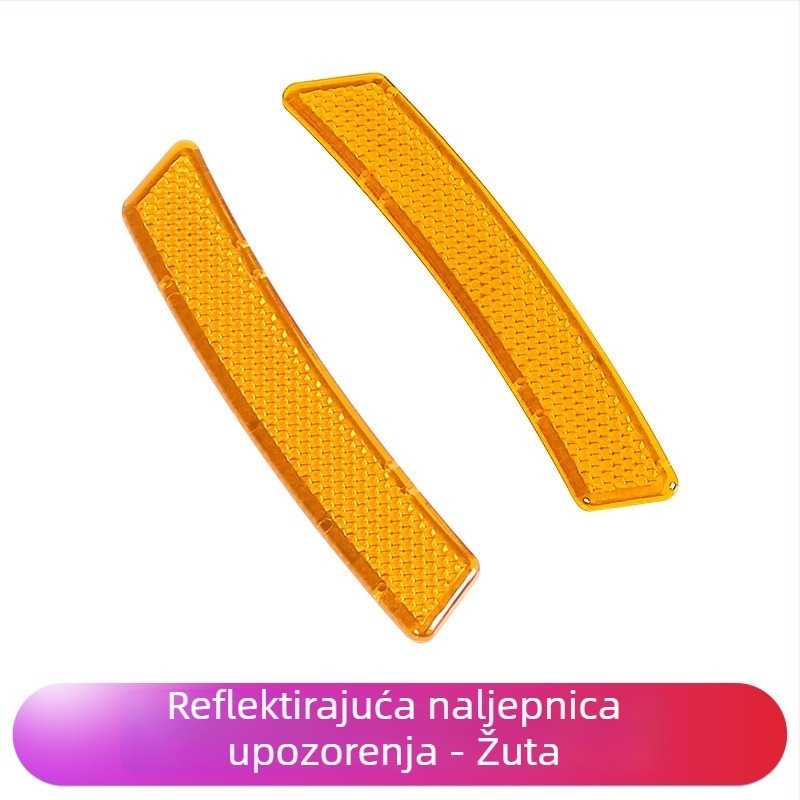 Reflektirajuće naljepnice za blatnike i prednji branik, zaštita od ogrebotina i dekorativne naljepnice za blatnike
