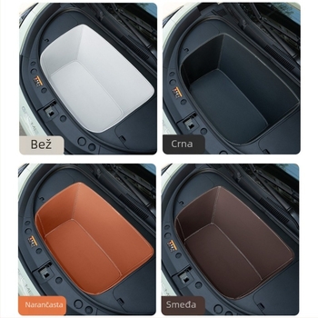 Set prostirki za prednji prtljažnik – kožni, marke Yucheng, za specifičan model vozila, Deep Blue series front groove mat