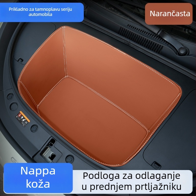 Set prostirki za prednji prtljažnik – kožni, marke Yucheng, za specifičan model vozila, Deep Blue series front groove mat