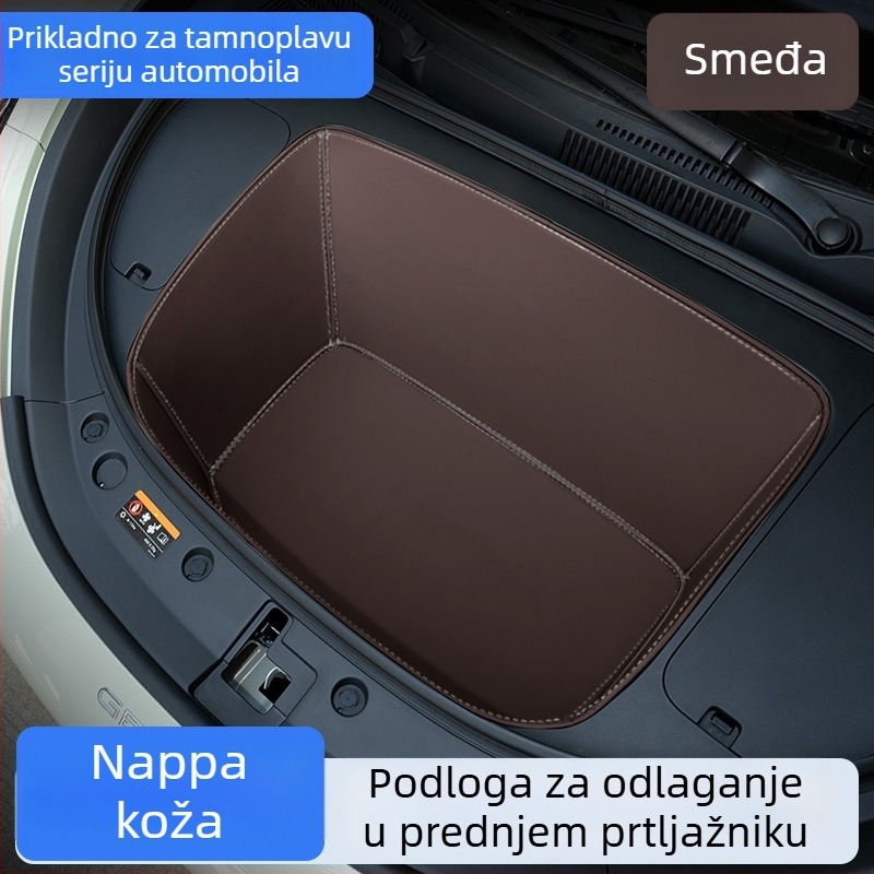 Set prostirki za prednji prtljažnik – kožni, marke Yucheng, za specifičan model vozila, Deep Blue series front groove mat