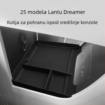 Silikonska kutija za pohranu središnje konzole za Lantu Dreamer – vodootporni autoorganizator