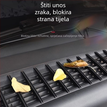 ABS materijal – mreža protiv insekata za ulaz zraka Tesla Model Y – dodatak za modifikaciju