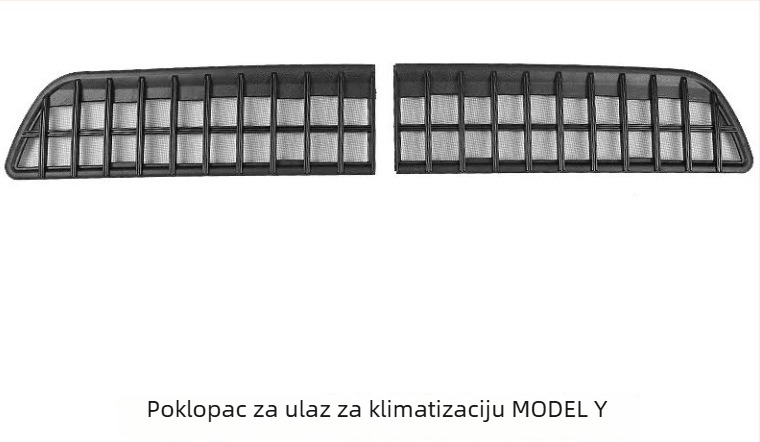 ABS materijal – mreža protiv insekata za ulaz zraka Tesla Model Y – dodatak za modifikaciju