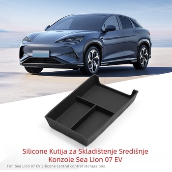 Silikonska kutija za središnji konzolni prostor za odlaganje, vodootporna, za vozila BYD