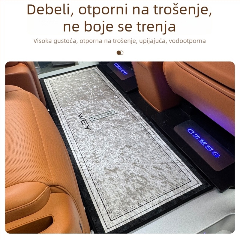 Wei Brand Mountain Tepisi za srednji red — poliester, potpuno okružni pokrov, namijenjeni za određene modele vozila