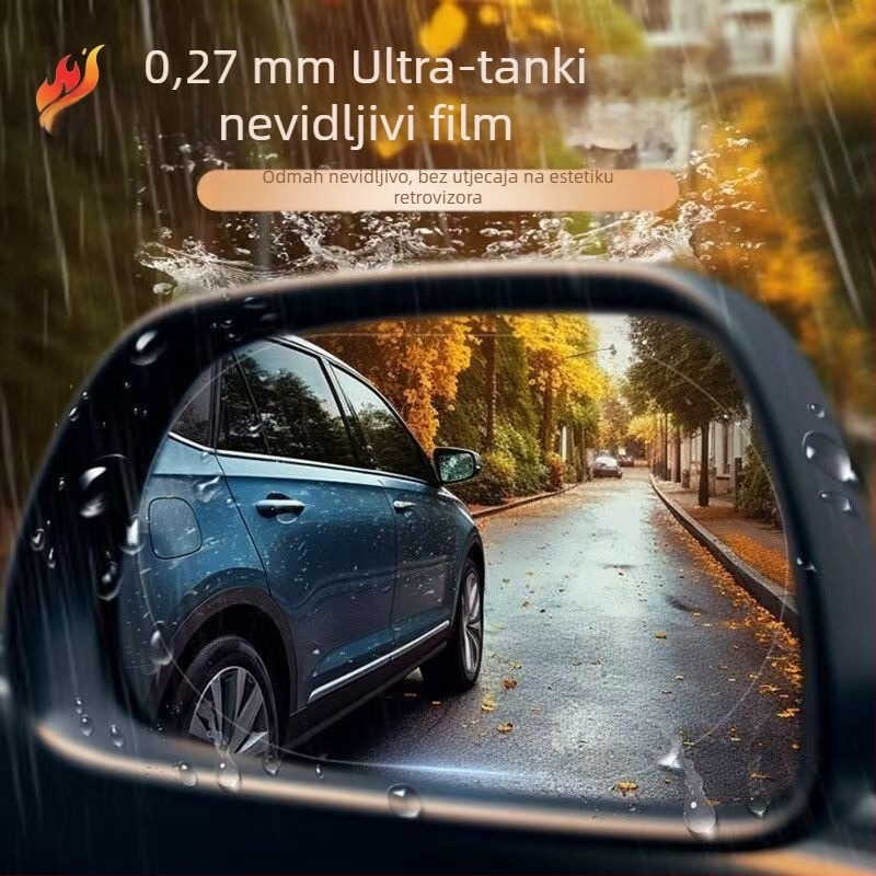 Mo yun Auto retrovizor – kiša otporna folija za ogledalo, protiv zamagljivanja, vodootporno, univerzalno