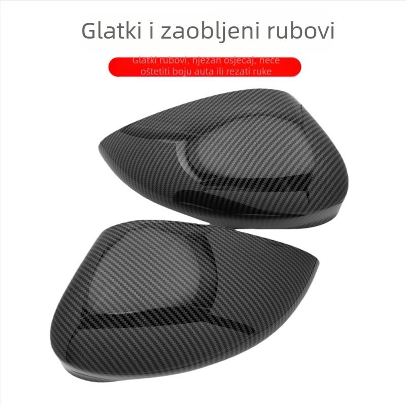 Vanjski poklopac ogledala za Ford Focus MK7 (08-17), ABS, karbonski uzorak