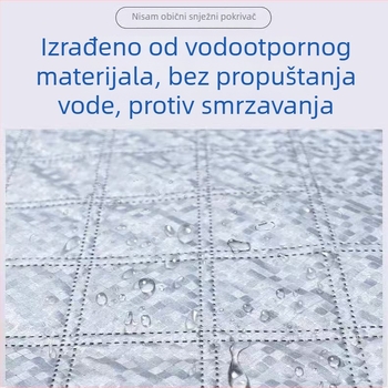 Pokrov za prednje staklo automobila, aluminijska folija, clip-in montaža, univerzalno, toplinska izolacija i zaštita od sunca