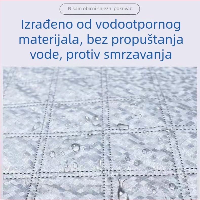 Pokrov za prednje staklo automobila, aluminijska folija, clip-in montaža, univerzalno, toplinska izolacija i zaštita od sunca