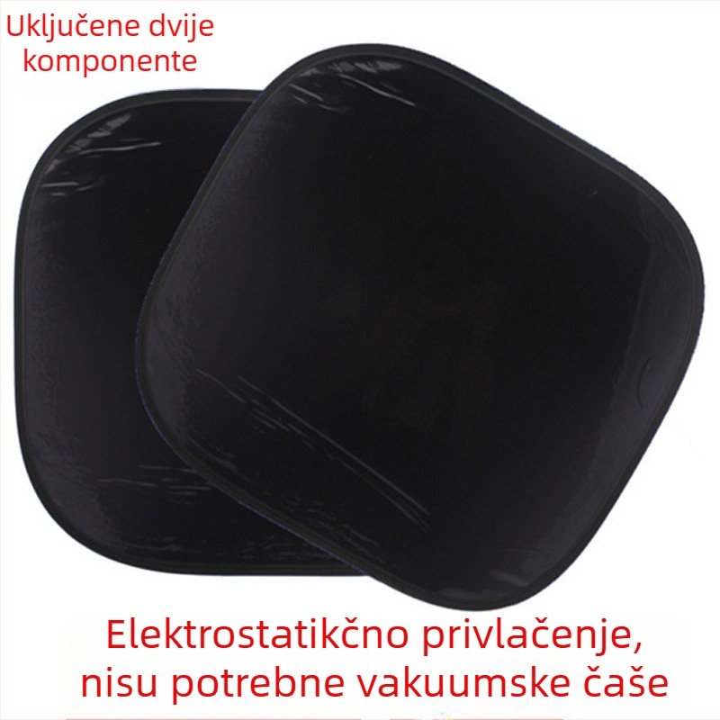 Elektrostatični film za prozore auta – zaštita od sunca i toplinska izolacija, universalna prilagodba, lijepljenje na ljepilo, težina 0,1 kg, mogućnost tiskanja logotipa