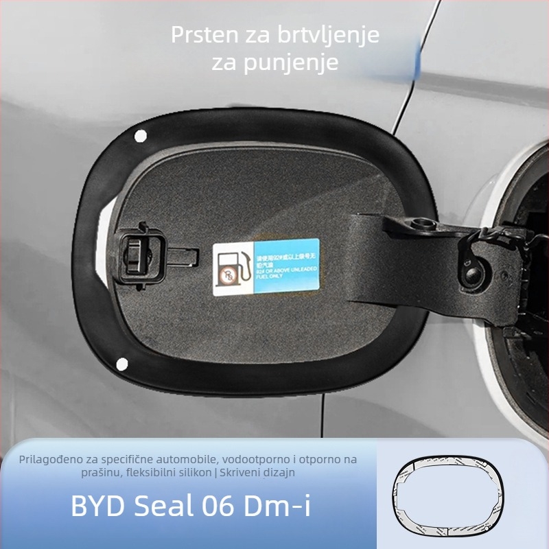 Weinai komplet brtvila za poklop spremnika goriva Sea Lion 06 New Energy DMI Smart Driving Edition, gumena traka otporna na prašinu i brtva poklopca za punjenje